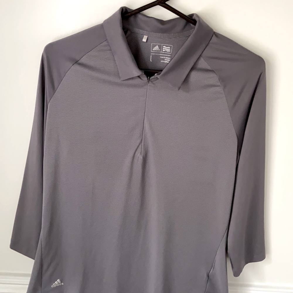 Adidas Golf 3/4 Sleeve Collard Shirt - Size Large (Fits like a Medium)